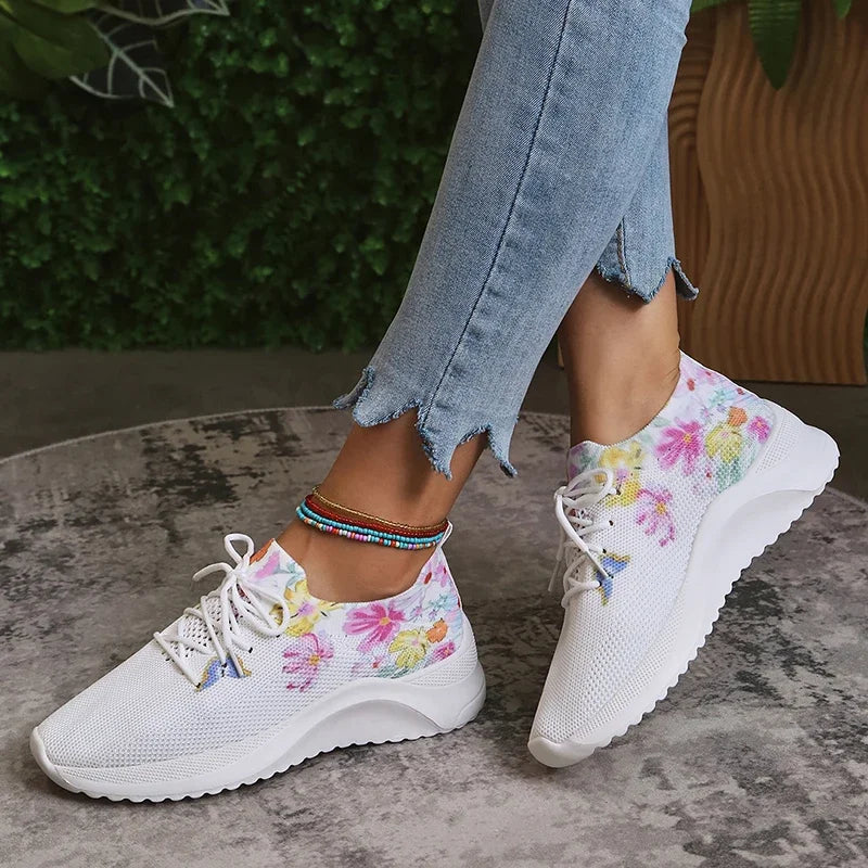 Nora | Print Platform Sneakers