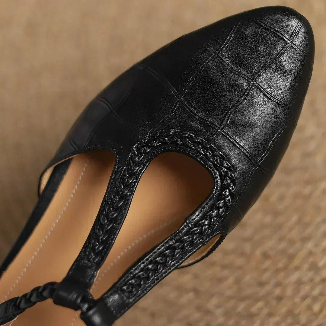 Vivienne | Leather Mary Janes