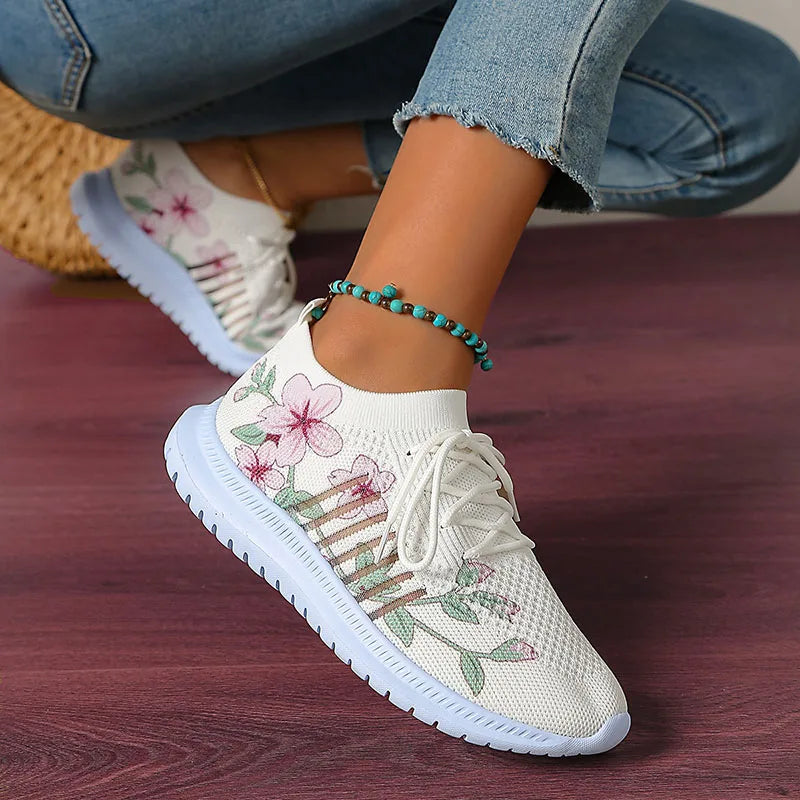 Juliet | Printed Breathable Sneakers
