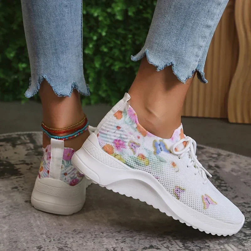 Nora | Print Platform Sneakers