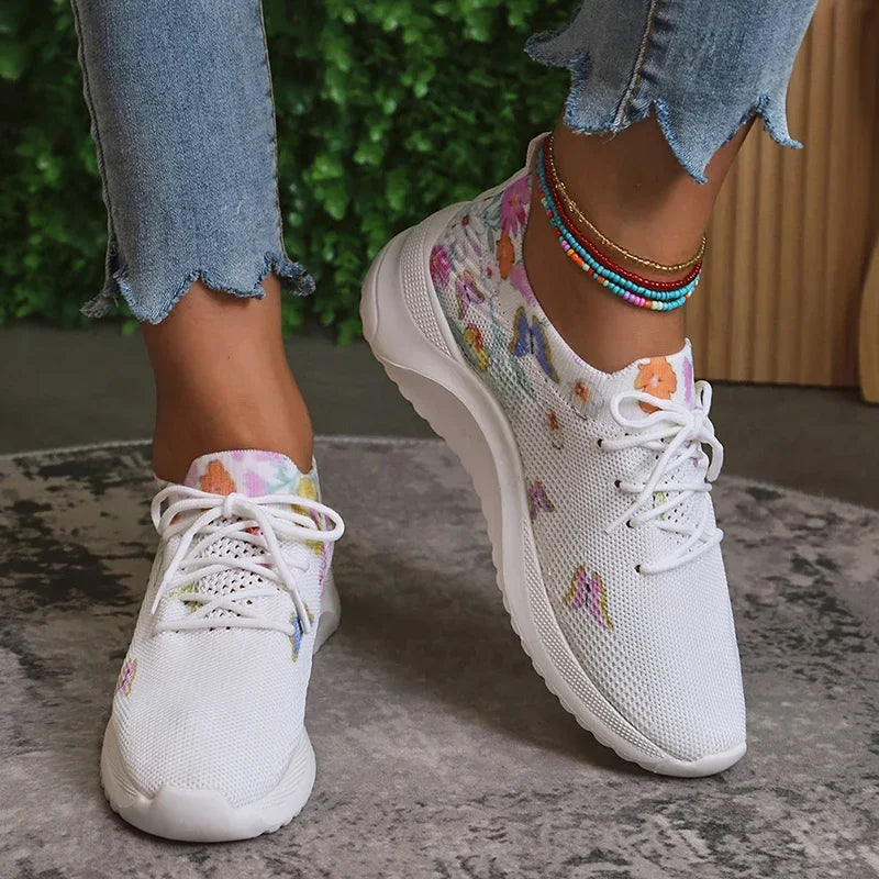 Nora | Print Platform Sneakers