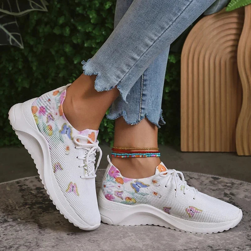 Nora | Print Platform Sneakers