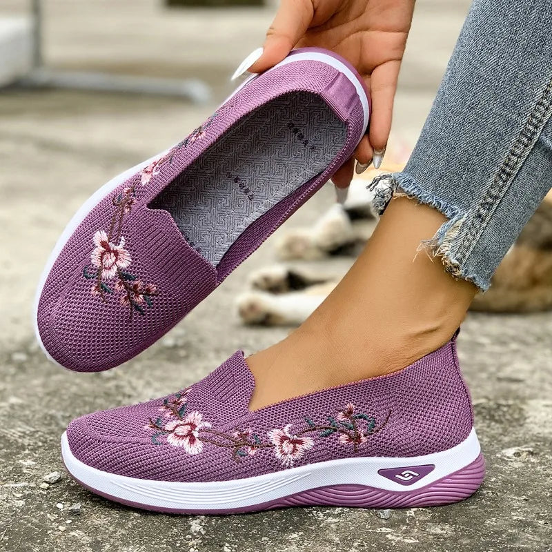 Camille | Breathable Mesh Flat Shoes