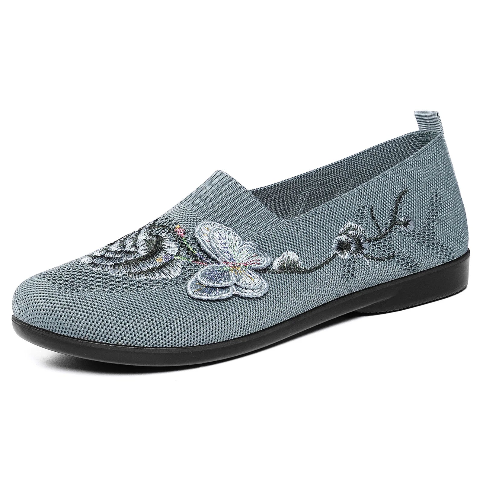 Diana | Zen Garden Knit Slip-On Shoes