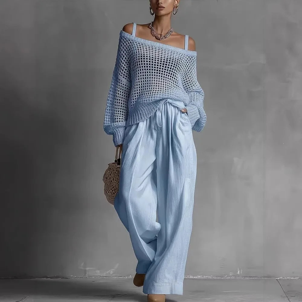 Marisol | Off-Shoulder Knit Set