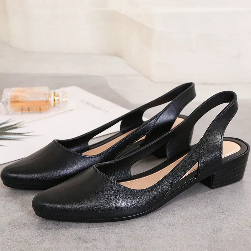 Clio | Elegant Back Strap Ballet Flats