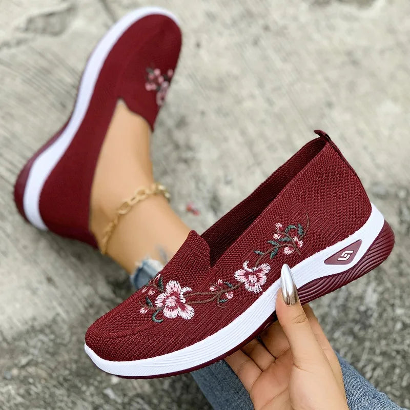 Camille | Breathable Mesh Flat Shoes