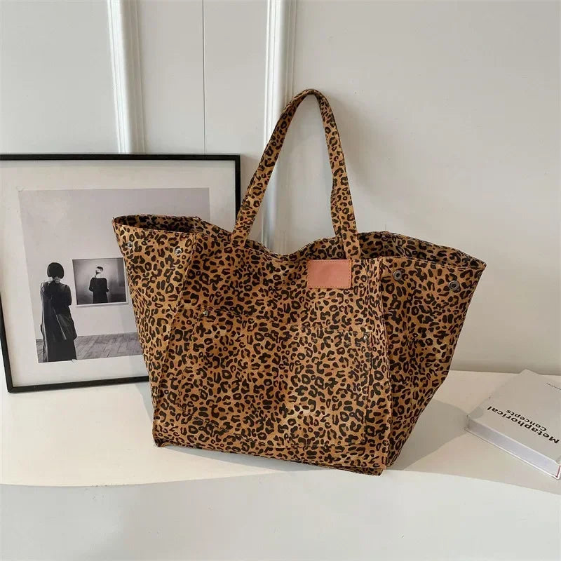 Odile | Leopard Print Tote
