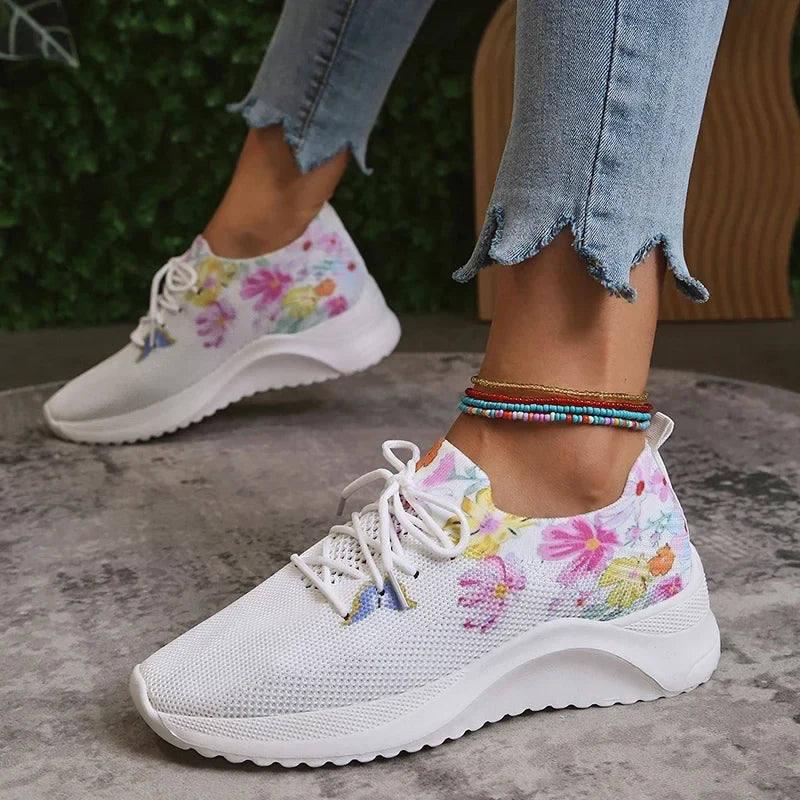 Nora | Print Platform Sneakers