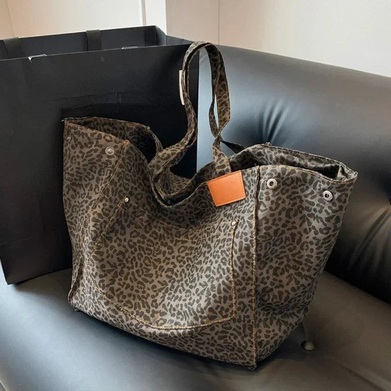 Odile | Leopard Print Tote