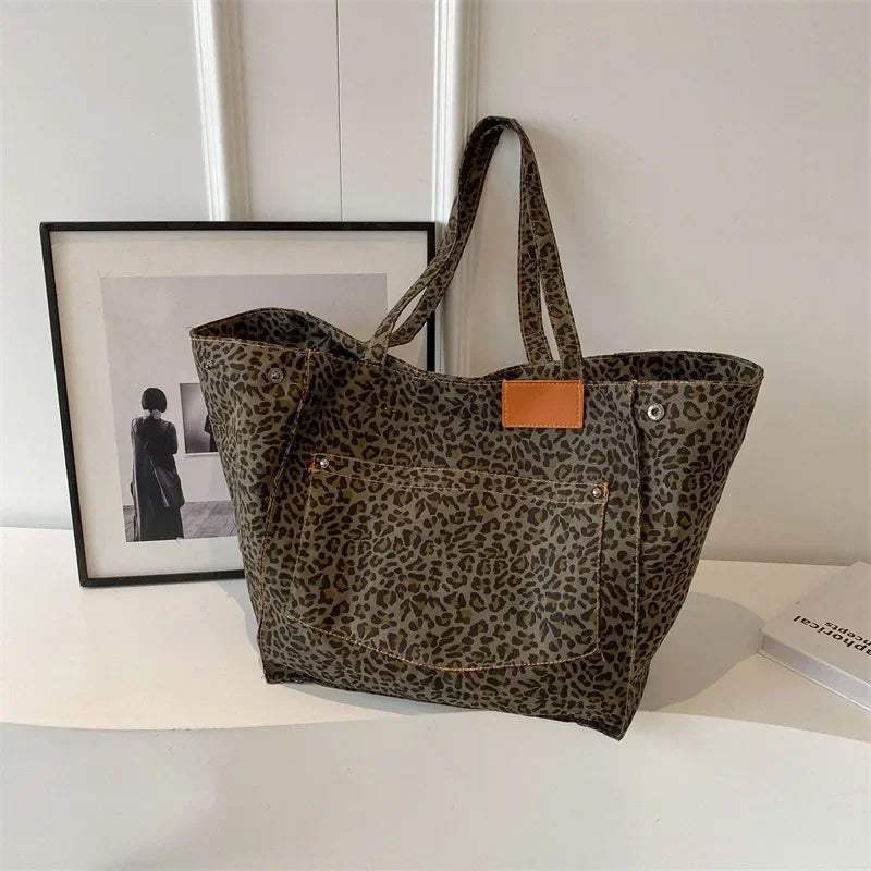 Odile | Leopard Print Tote