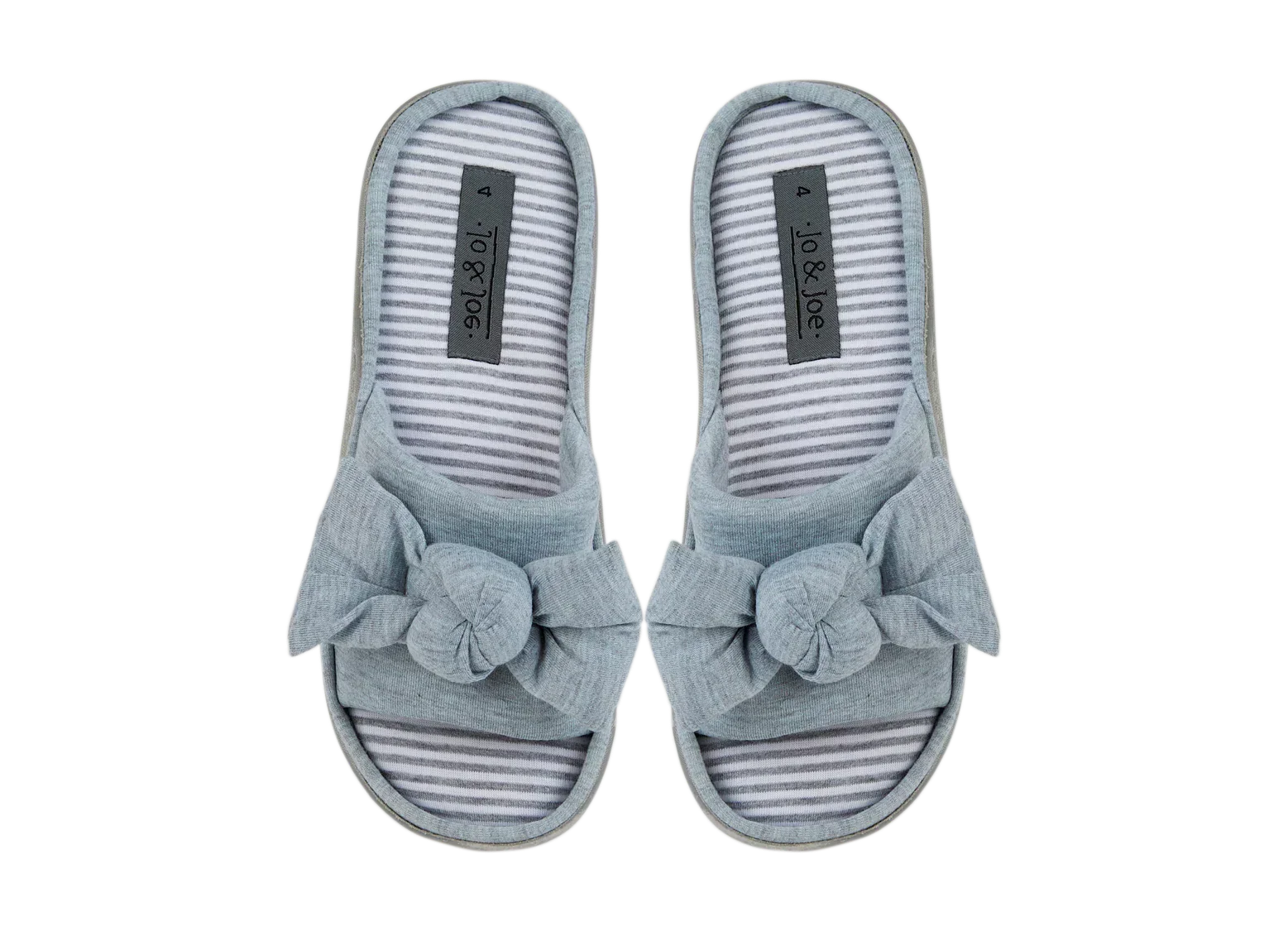 Georgia | Grey Open Toe Mule Sliders