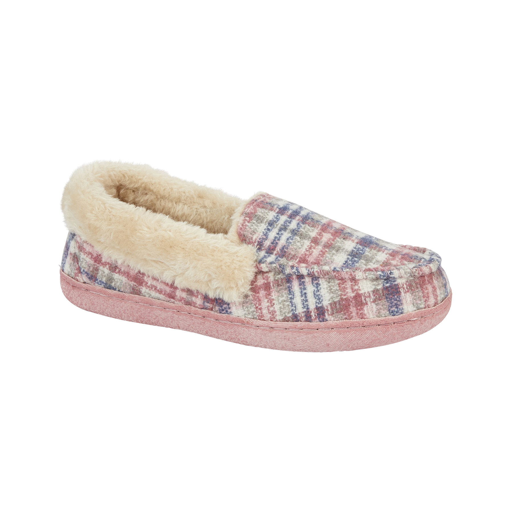 Sage | Tartan Moccasin Slippers