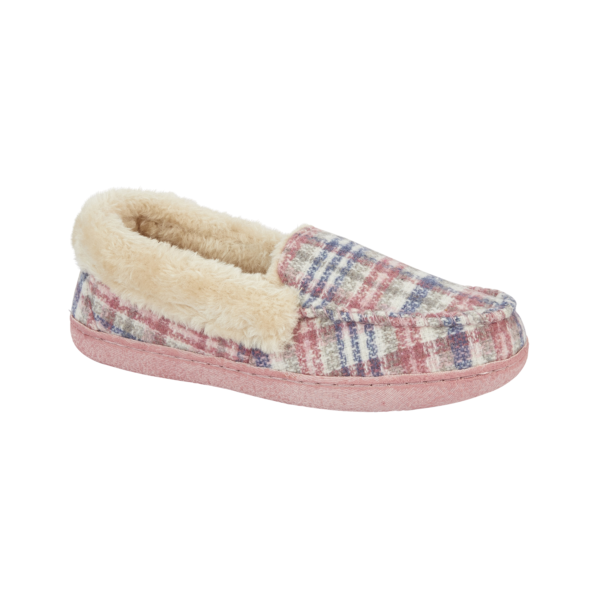 Sage | Tartan Moccasin Slippers