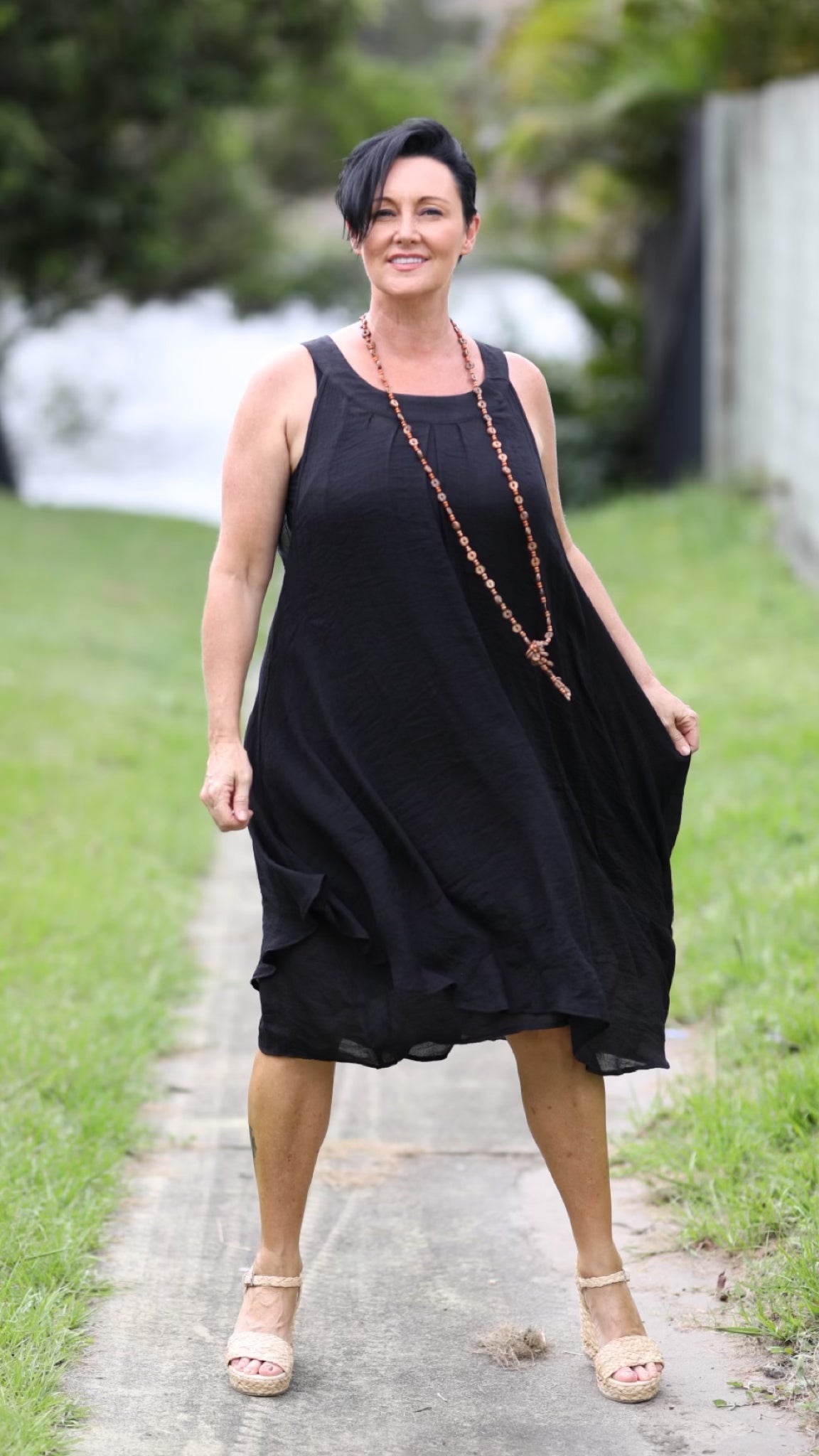 Faye | Paris Bamboo Midi Dress