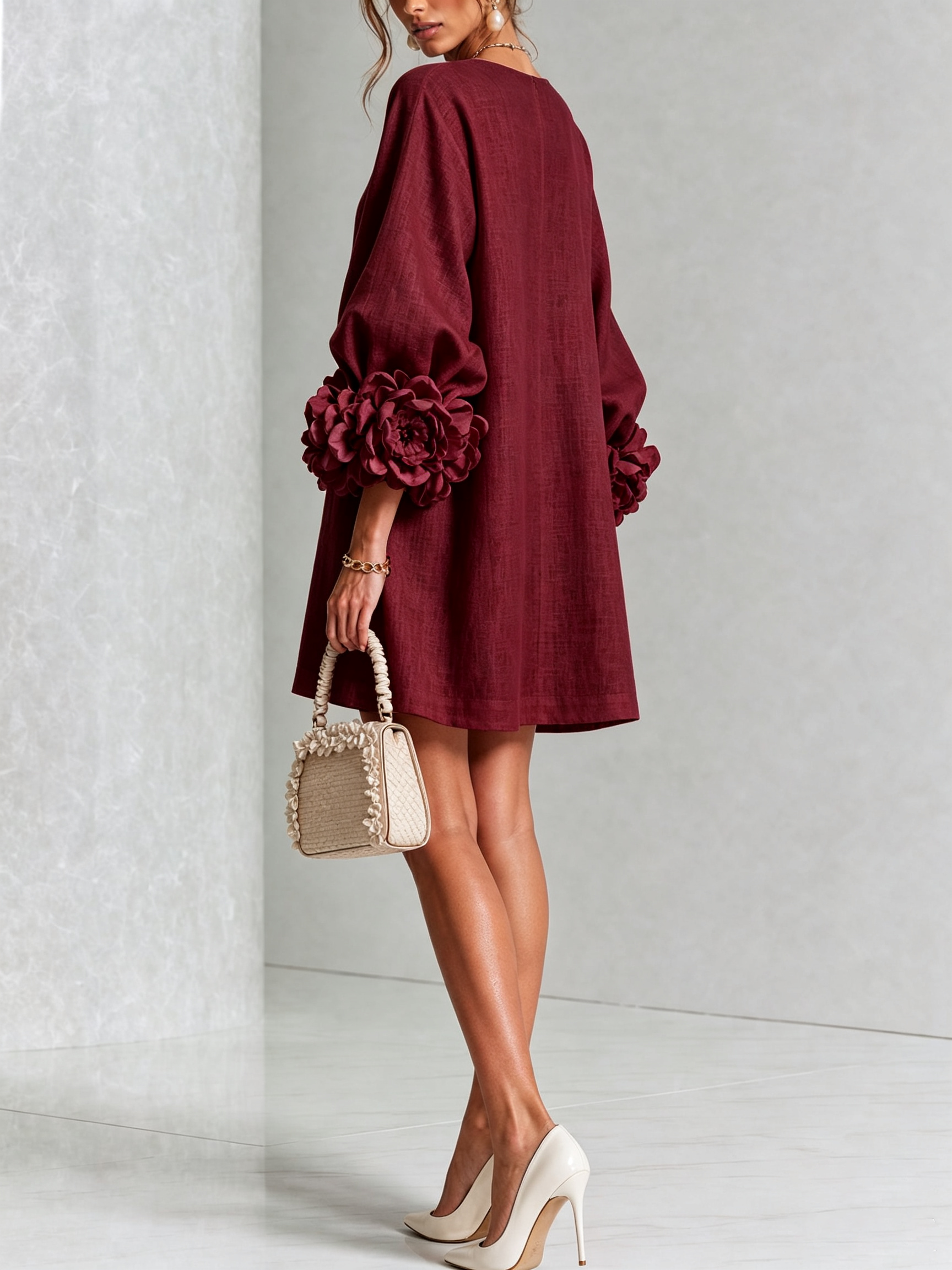 Camilla™ | Floral Button-Down Mini Dress