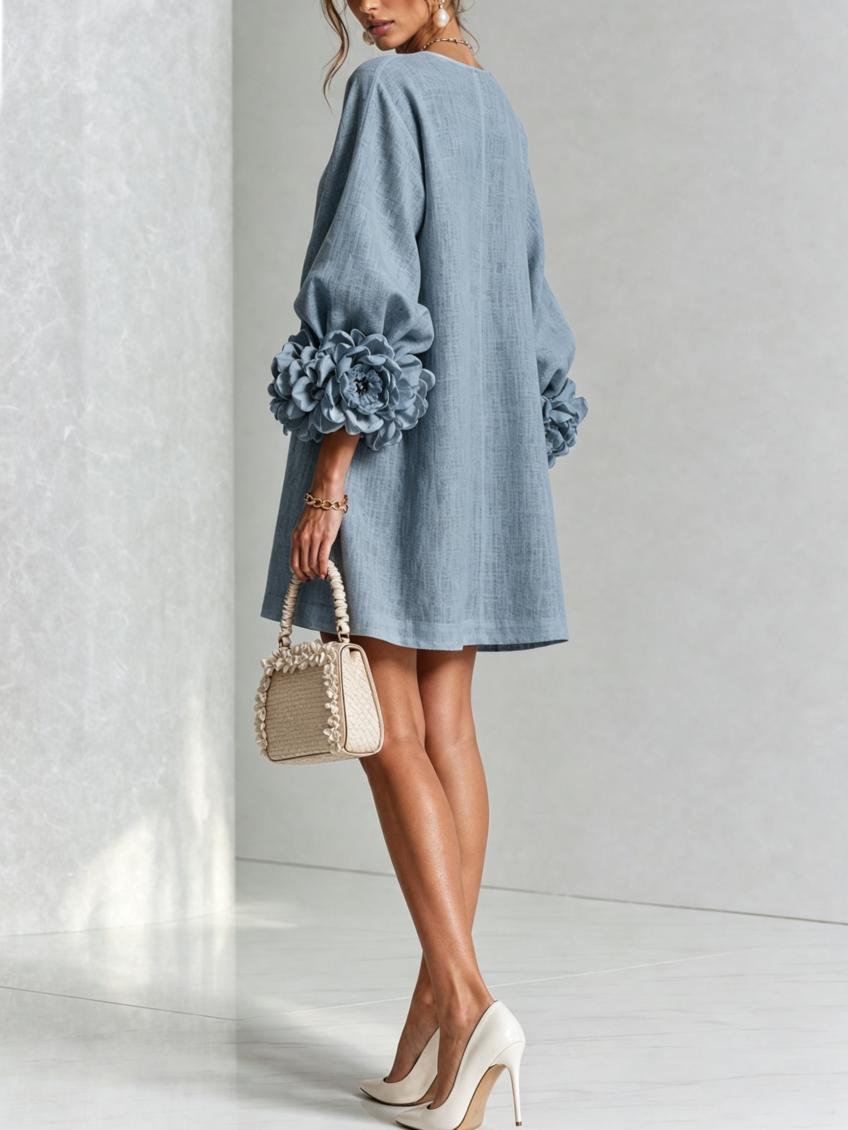 Camilla™ | Floral Button-Down Mini Dress