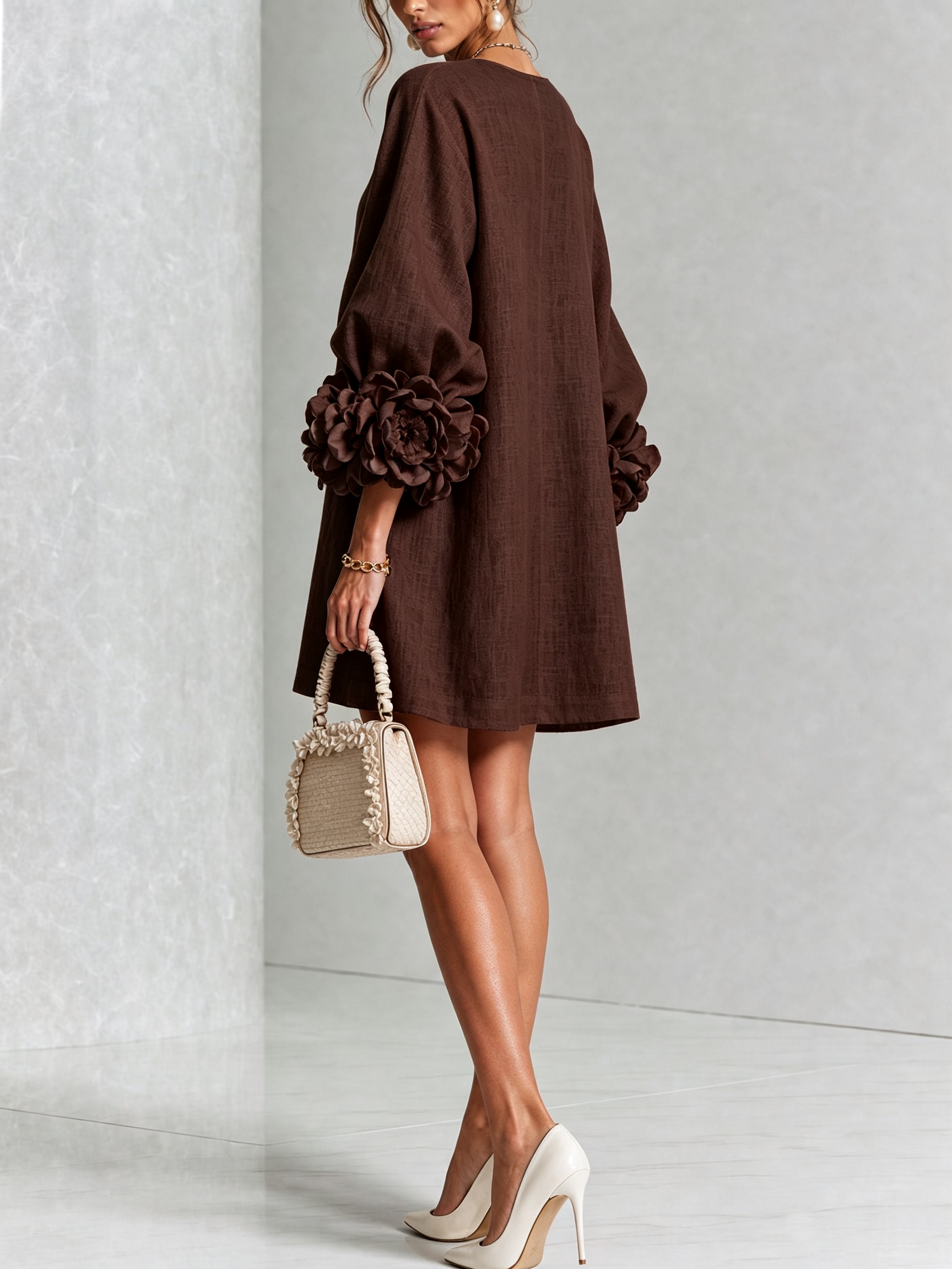 Camilla™ | Floral Button-Down Mini Dress