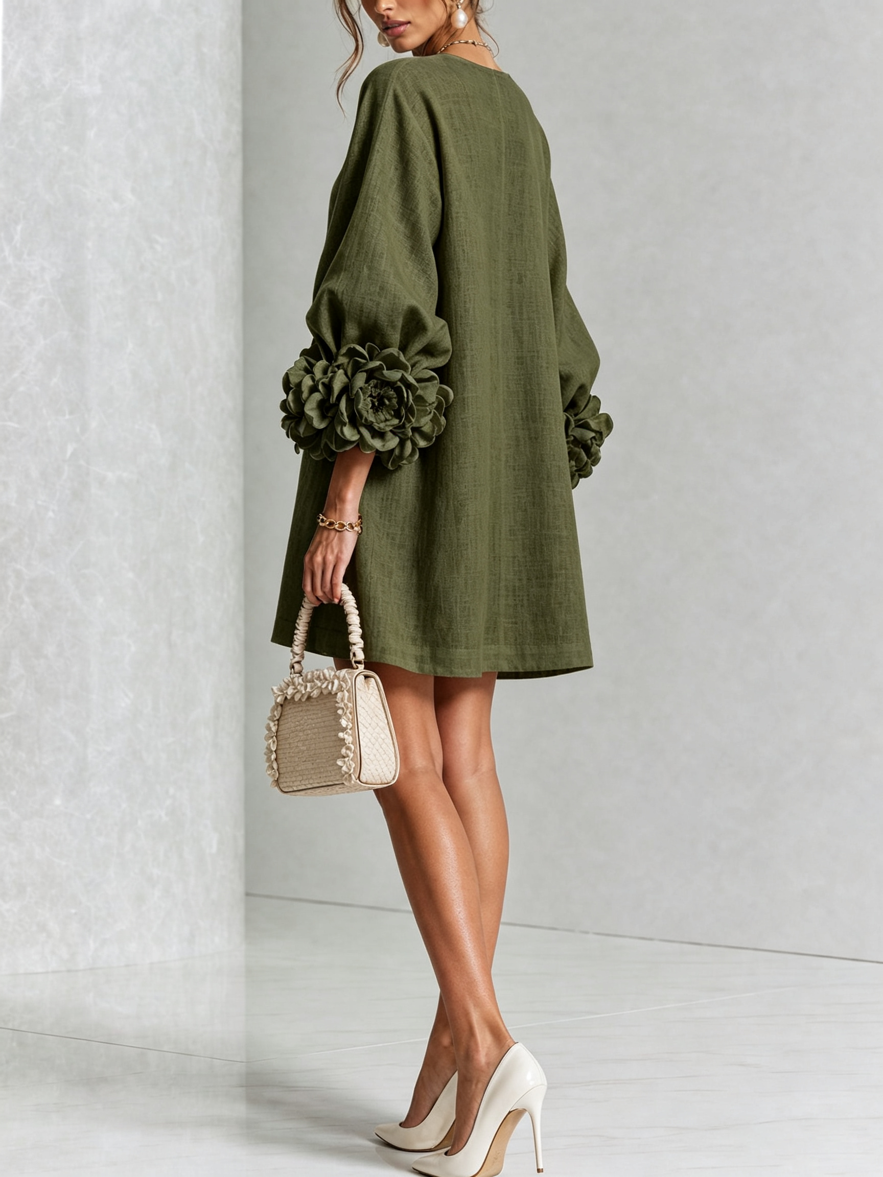Camilla™ | Floral Button-Down Mini Dress