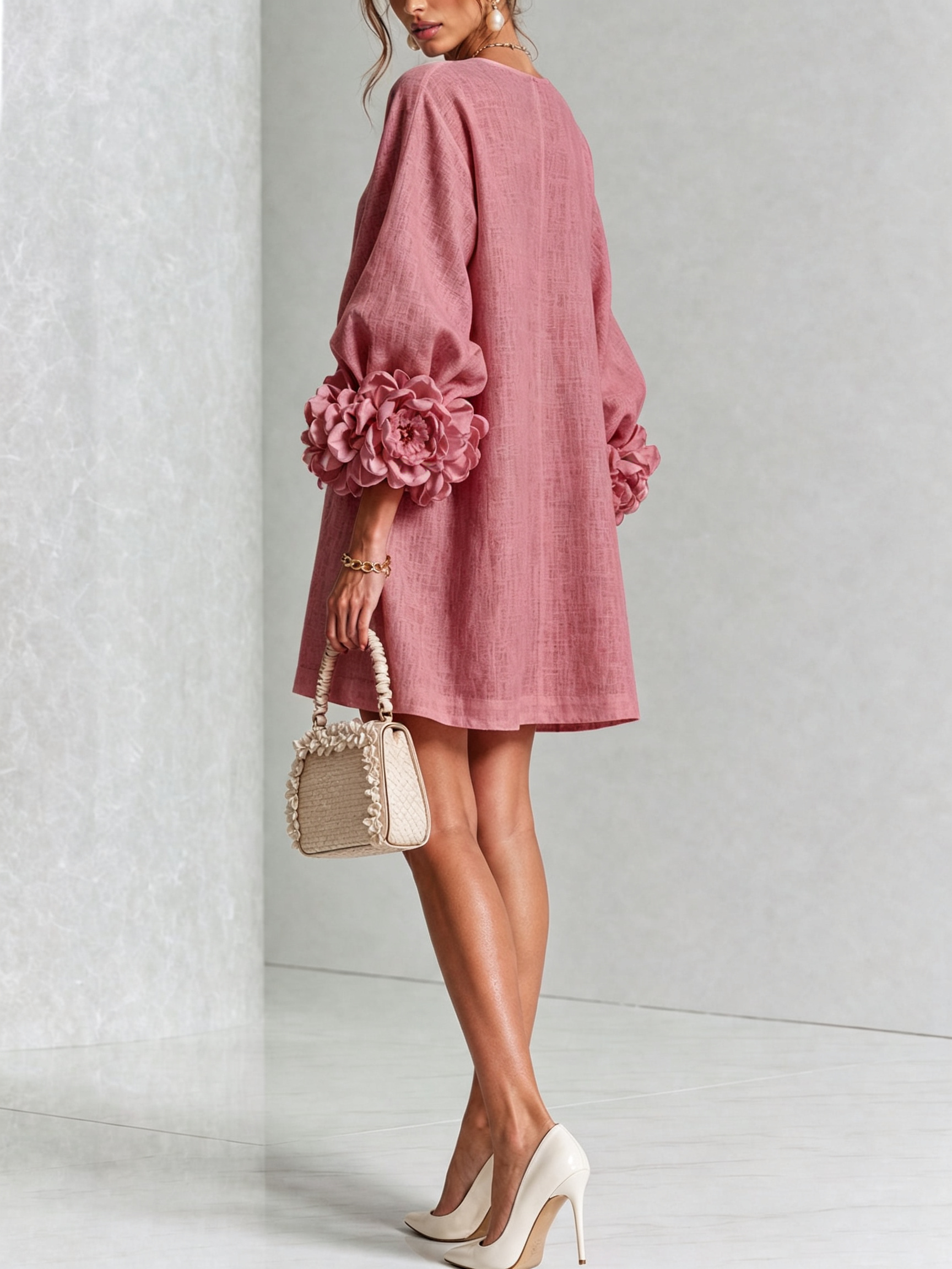 Camilla™ | Floral Button-Down Mini Dress