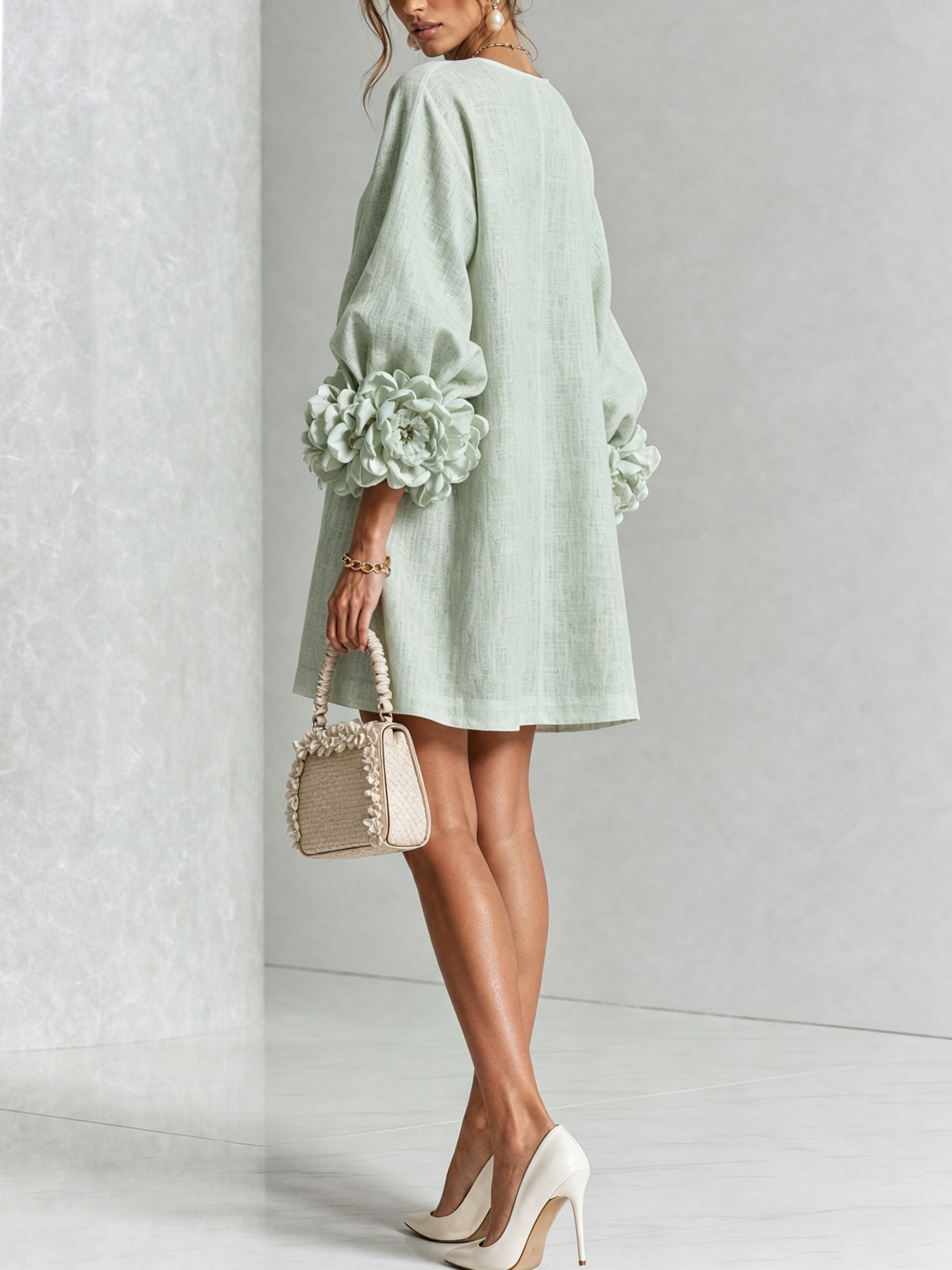 Camilla™ | Floral Button-Down Mini Dress