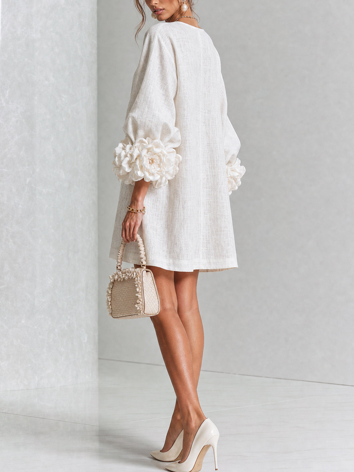 Camilla™ | Floral Button-Down Mini Dress