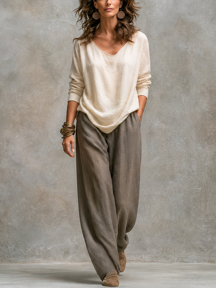 Simone™ | Layered Three-Piece Wide-Leg Set