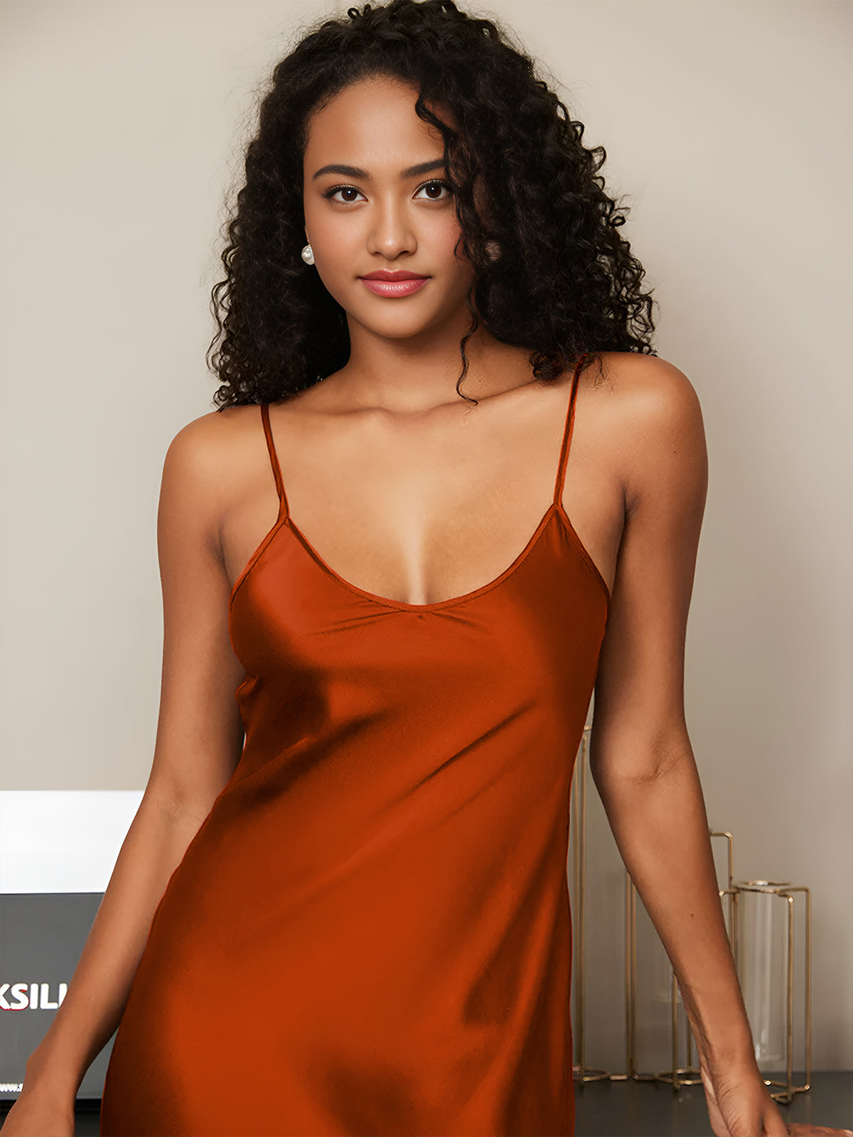 Andrea | Long Silk Nightgown
