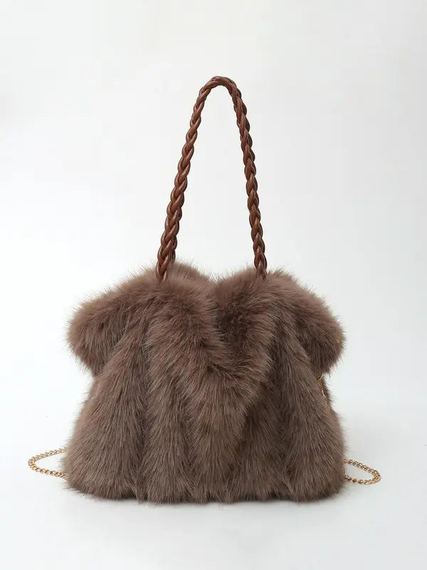 Charlotte | Velvet Tote Bag