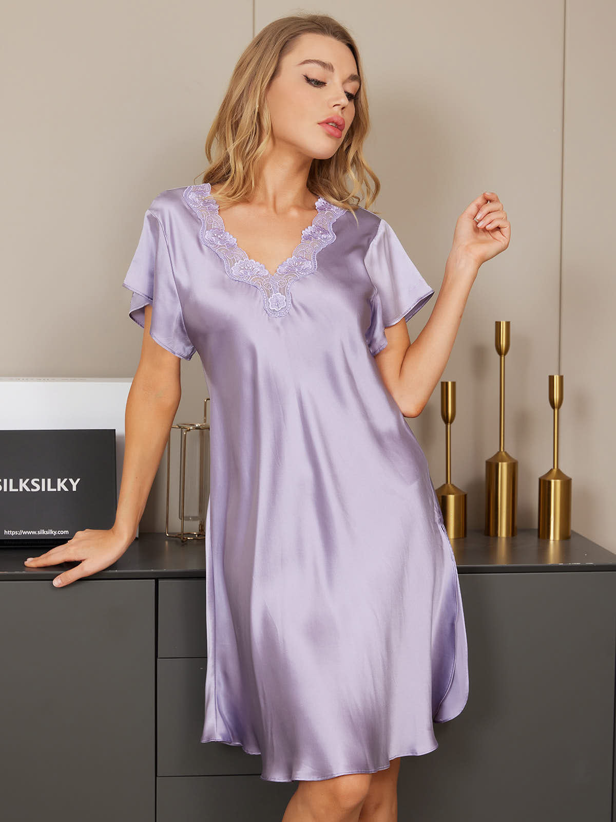 Cora | Signature Silk Nightgown