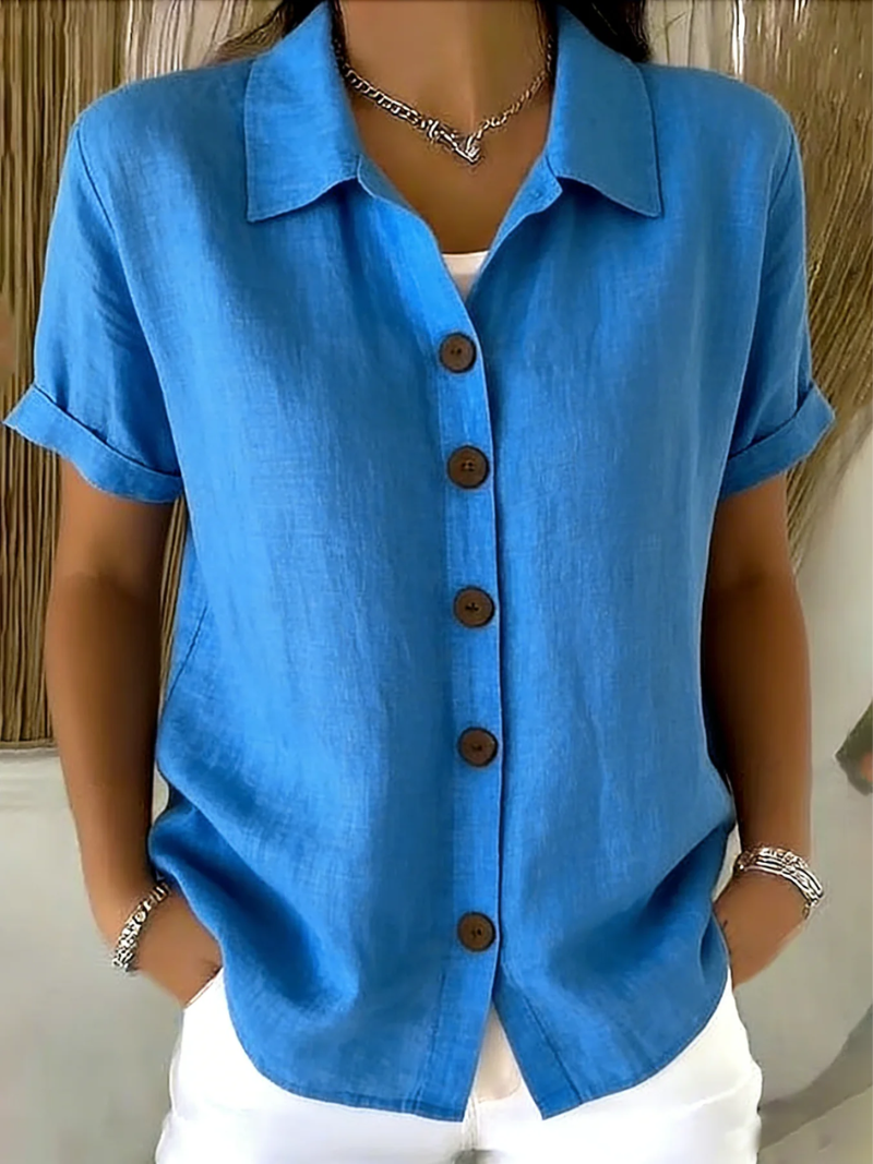 Aurelia™ | Classic Button-Up Shirt