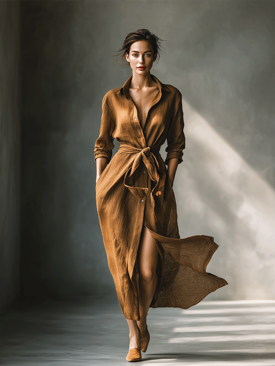 Willow | Vintage Brown Blend Shirt