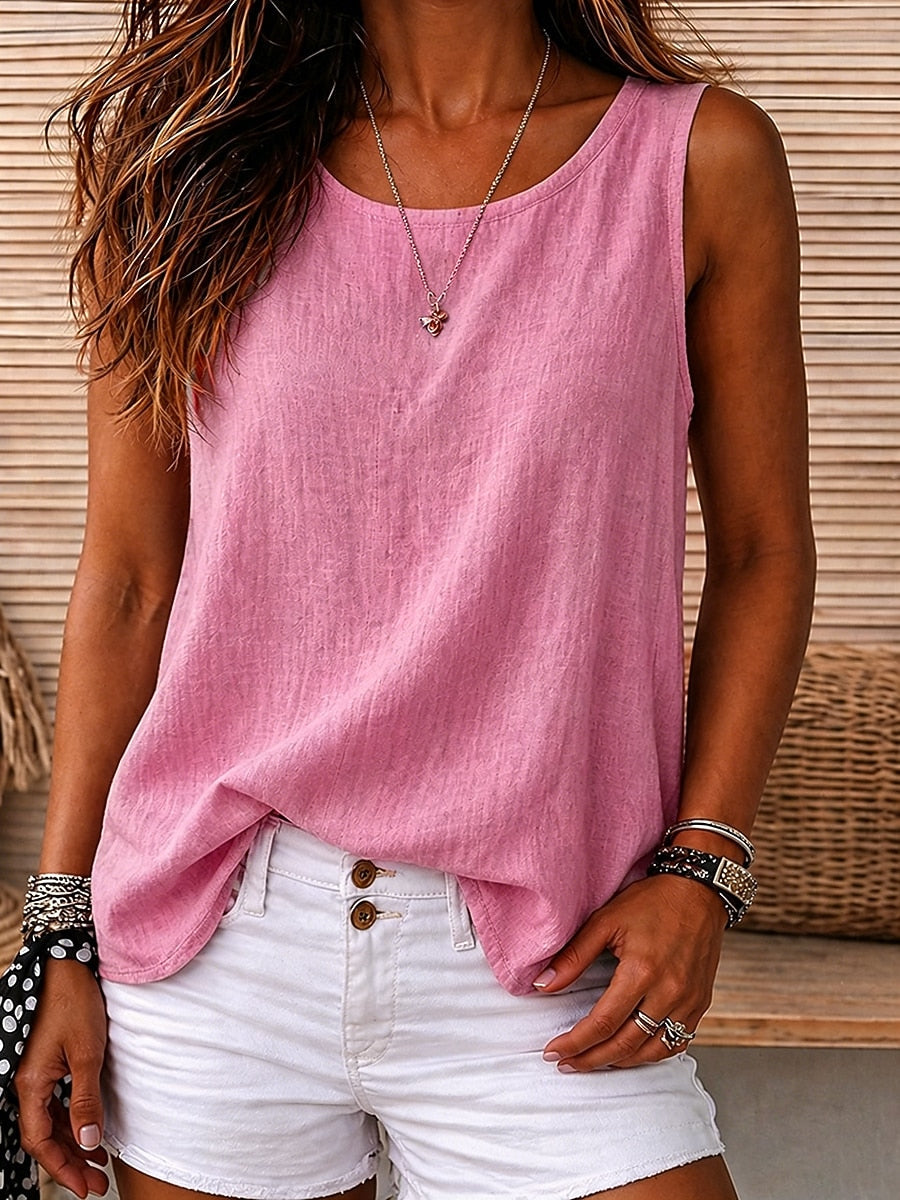 Evie | Round Neck Sleeveless