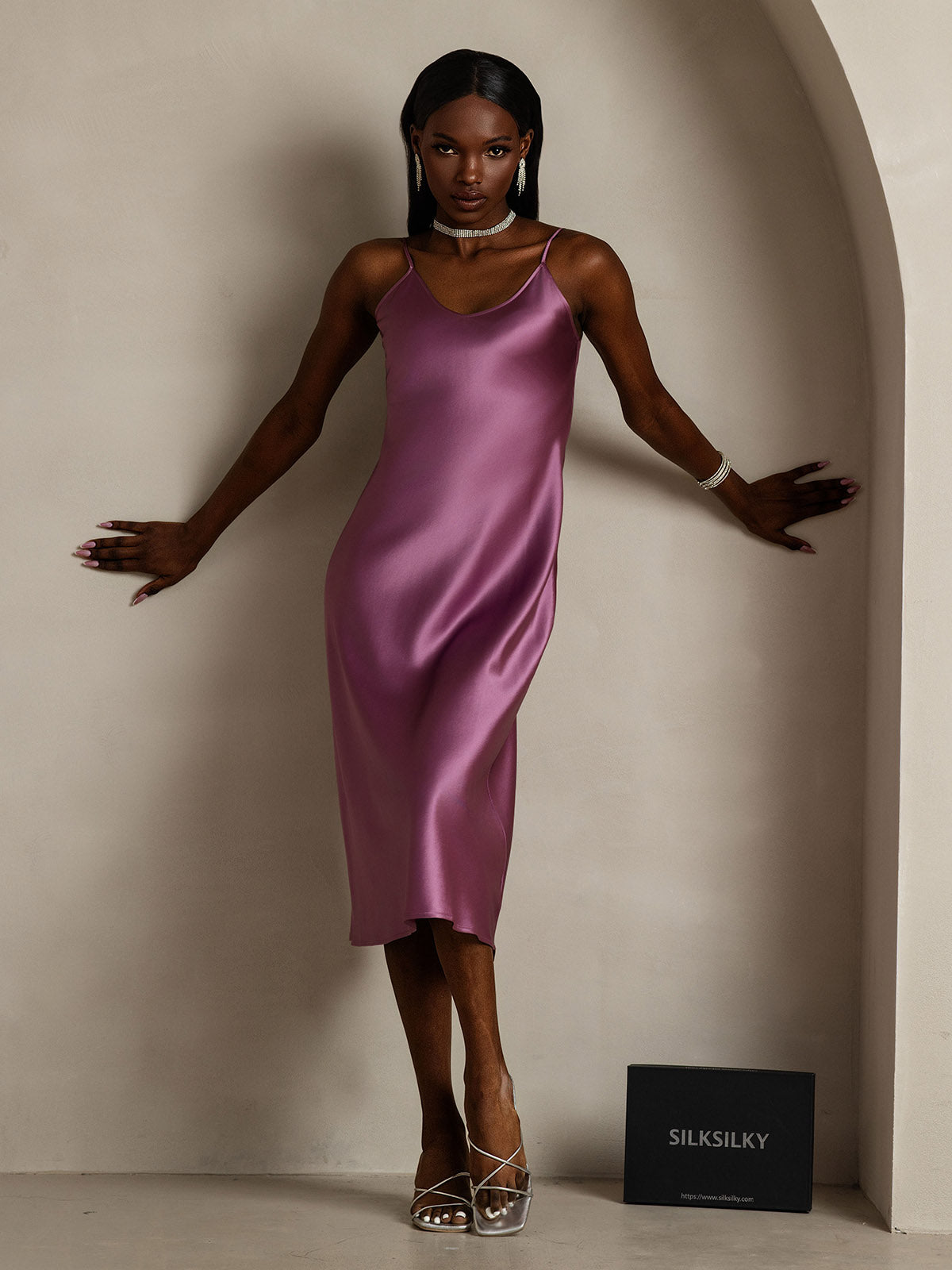 Andrea | Long Silk Nightgown
