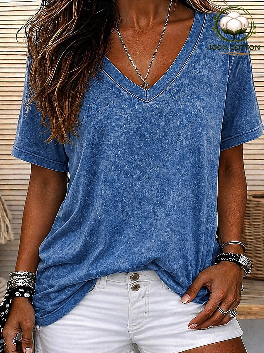 Gemma | V Neck Tee
