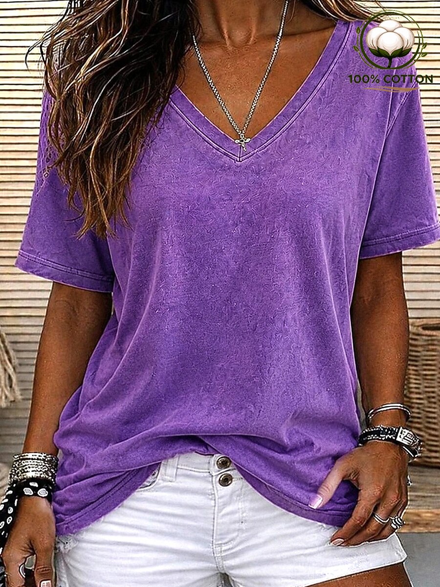 Gemma | V Neck Tee