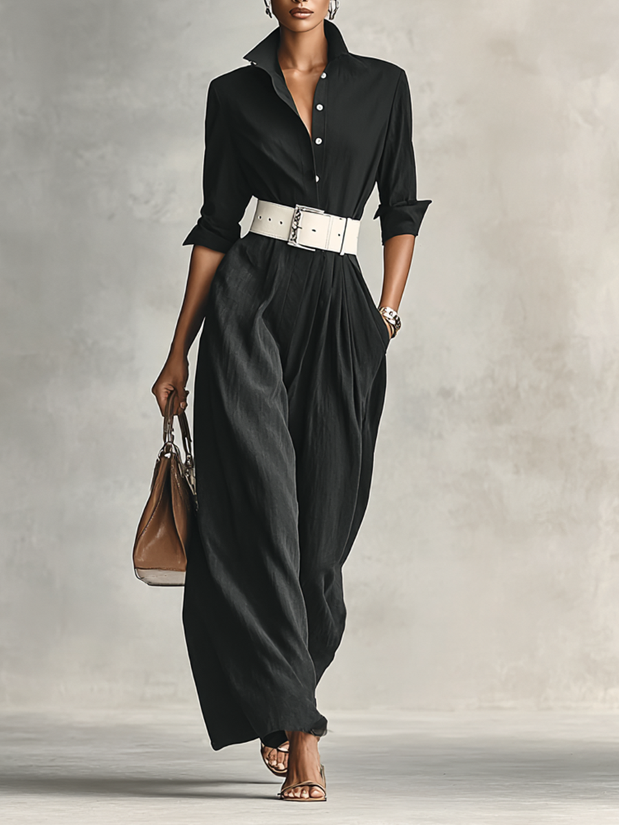 Vicky | Lapel Single Breasted Long