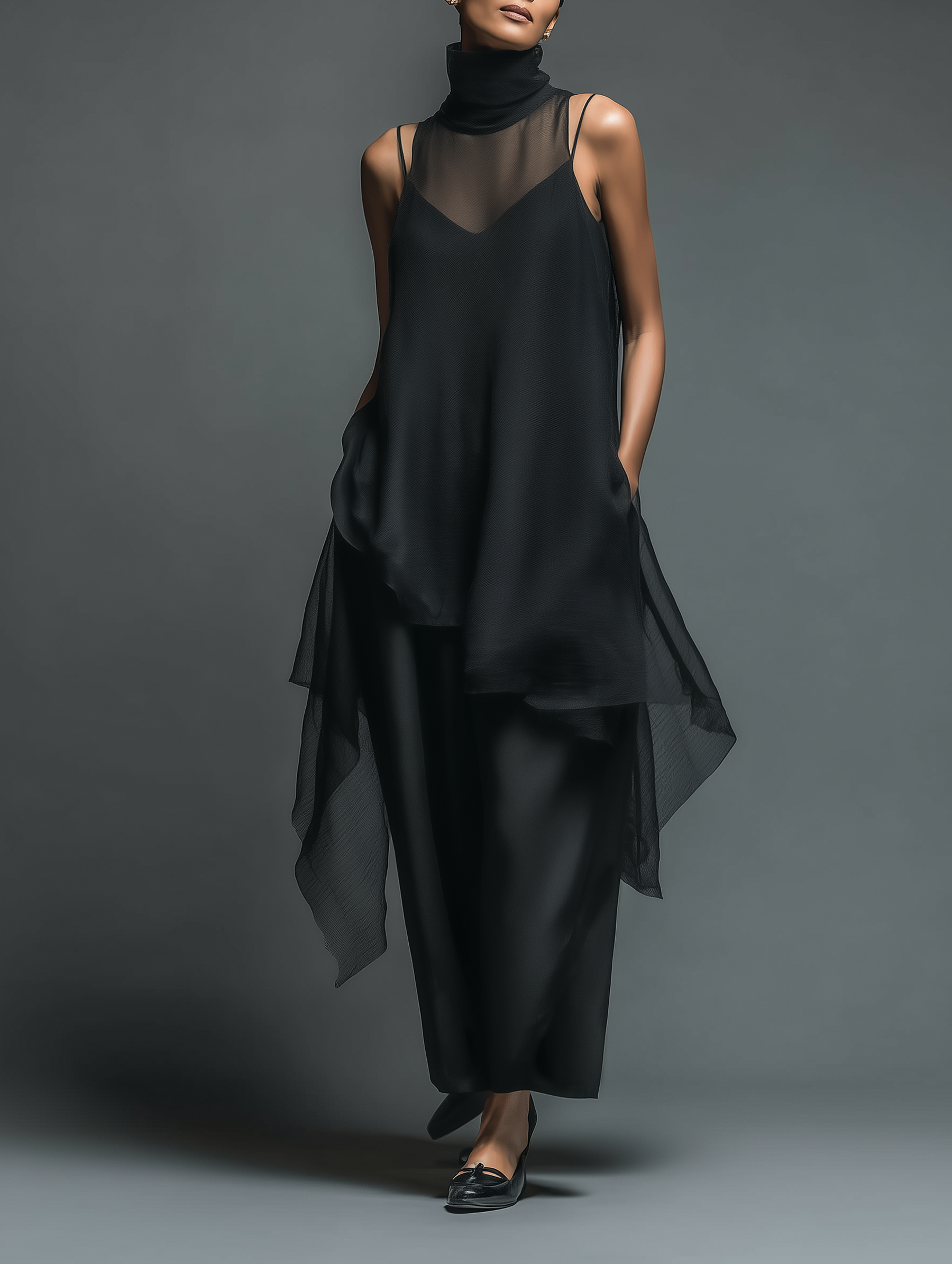Elsie | Imitation Acetate Slip Dress