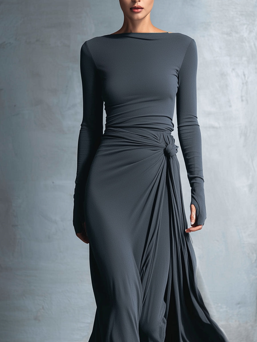 Layla | Gray Exquisite Stretch Blended