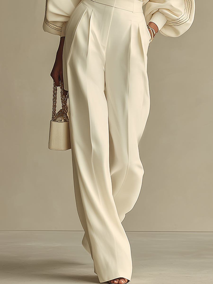 Ivy | Ivory Textured Set Ribbed