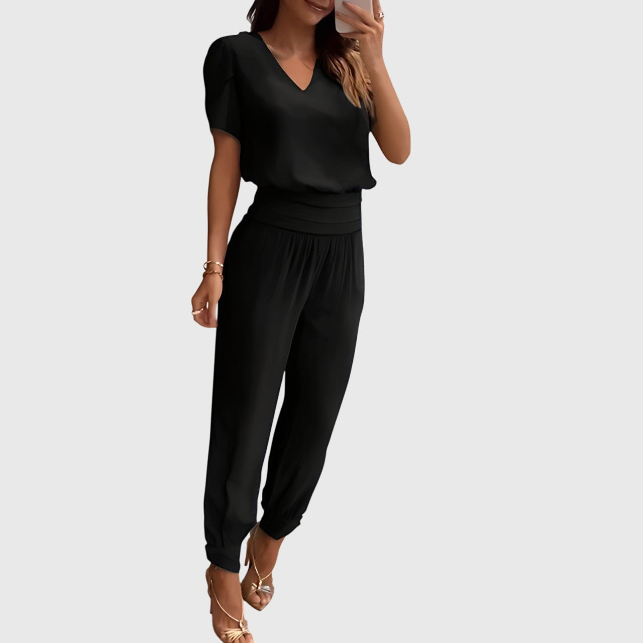 Jennifer™ | Trendy blouse and trouser set