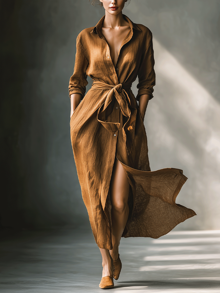 Willow | Vintage Brown Blend Shirt