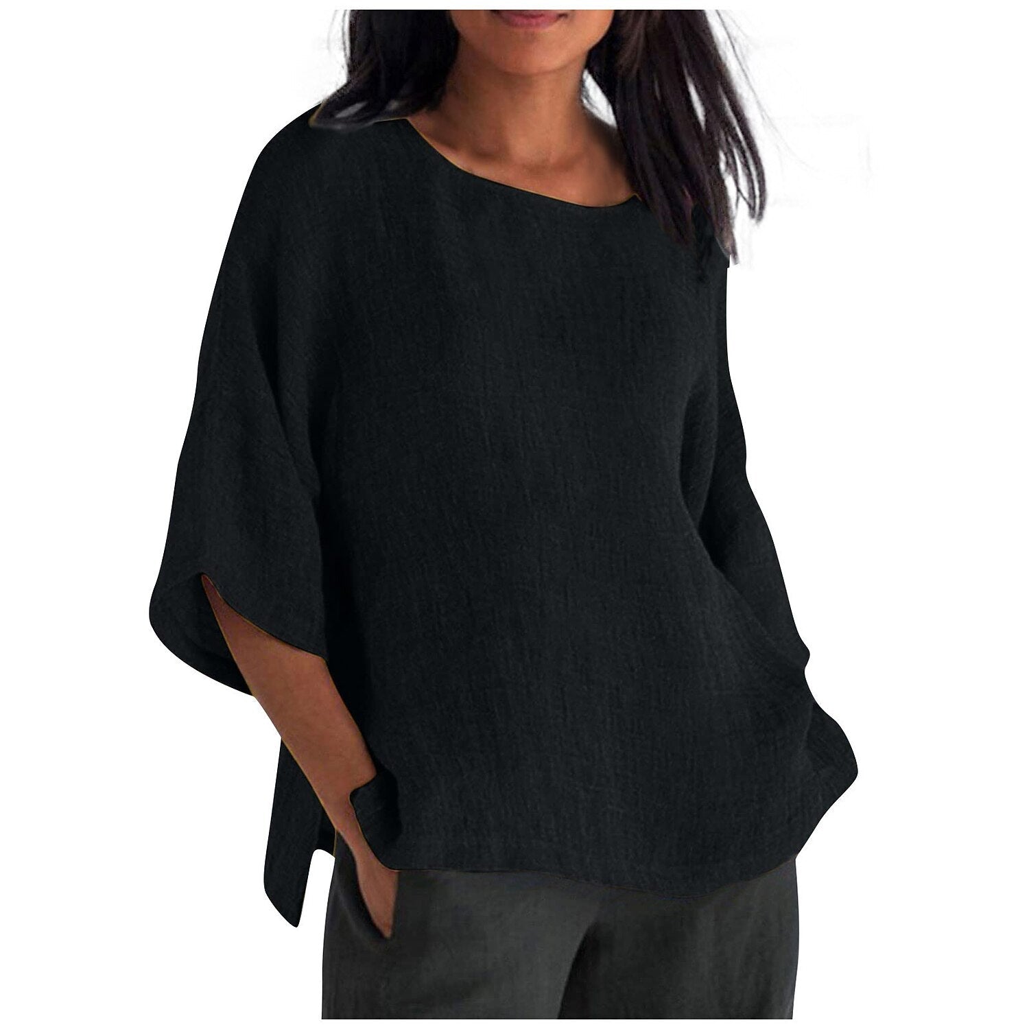 Maia | Crew Neck Blouse
