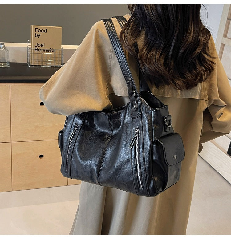 Rae | Classic Leather Handbag