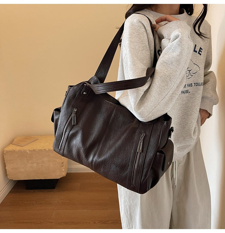 Rae | Classic Leather Handbag