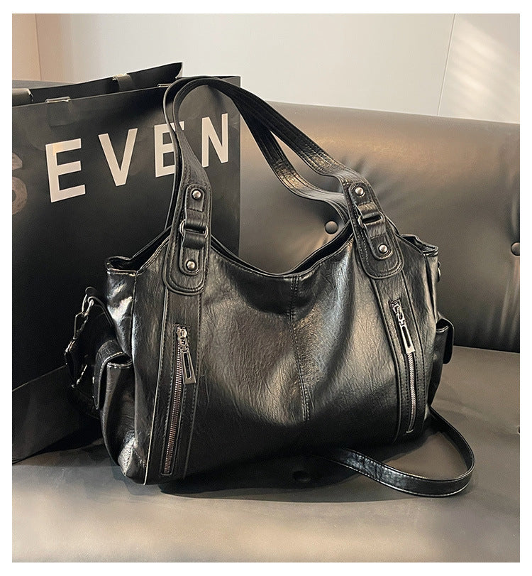 Rae | Classic Leather Handbag