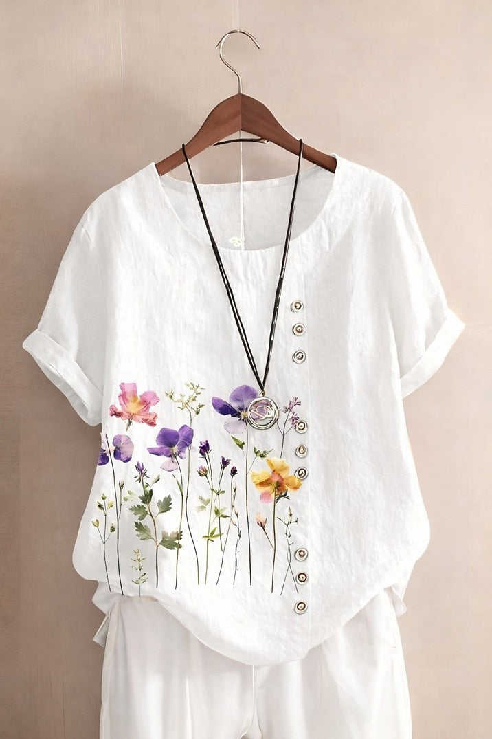 Fern | Blouse Floral Graphic Stylish