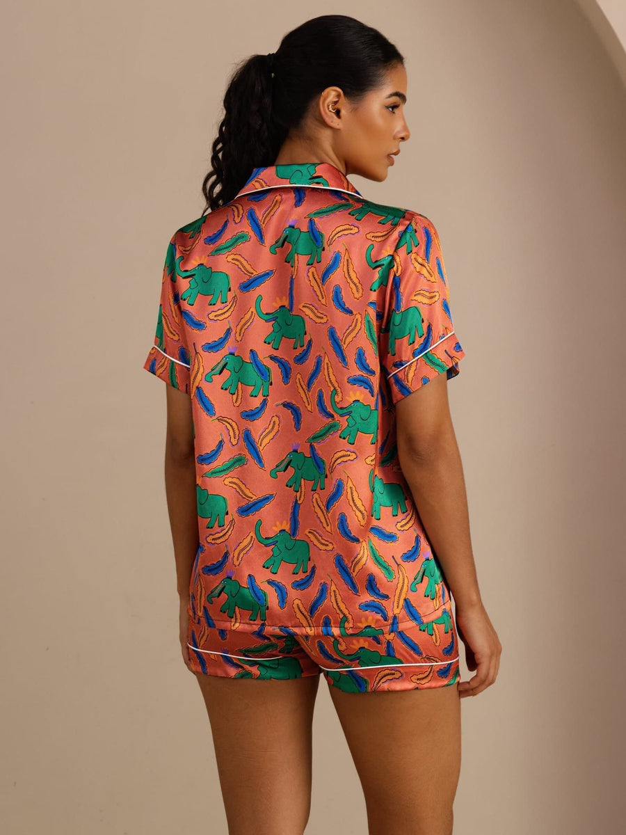 Adriana | Pleated Pyjama Set