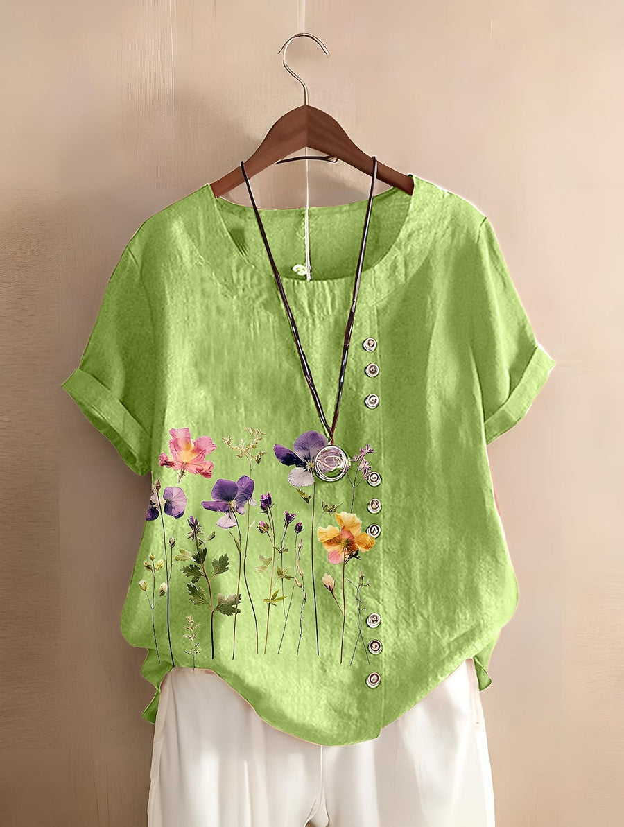 Fern | Blouse Floral Graphic Stylish