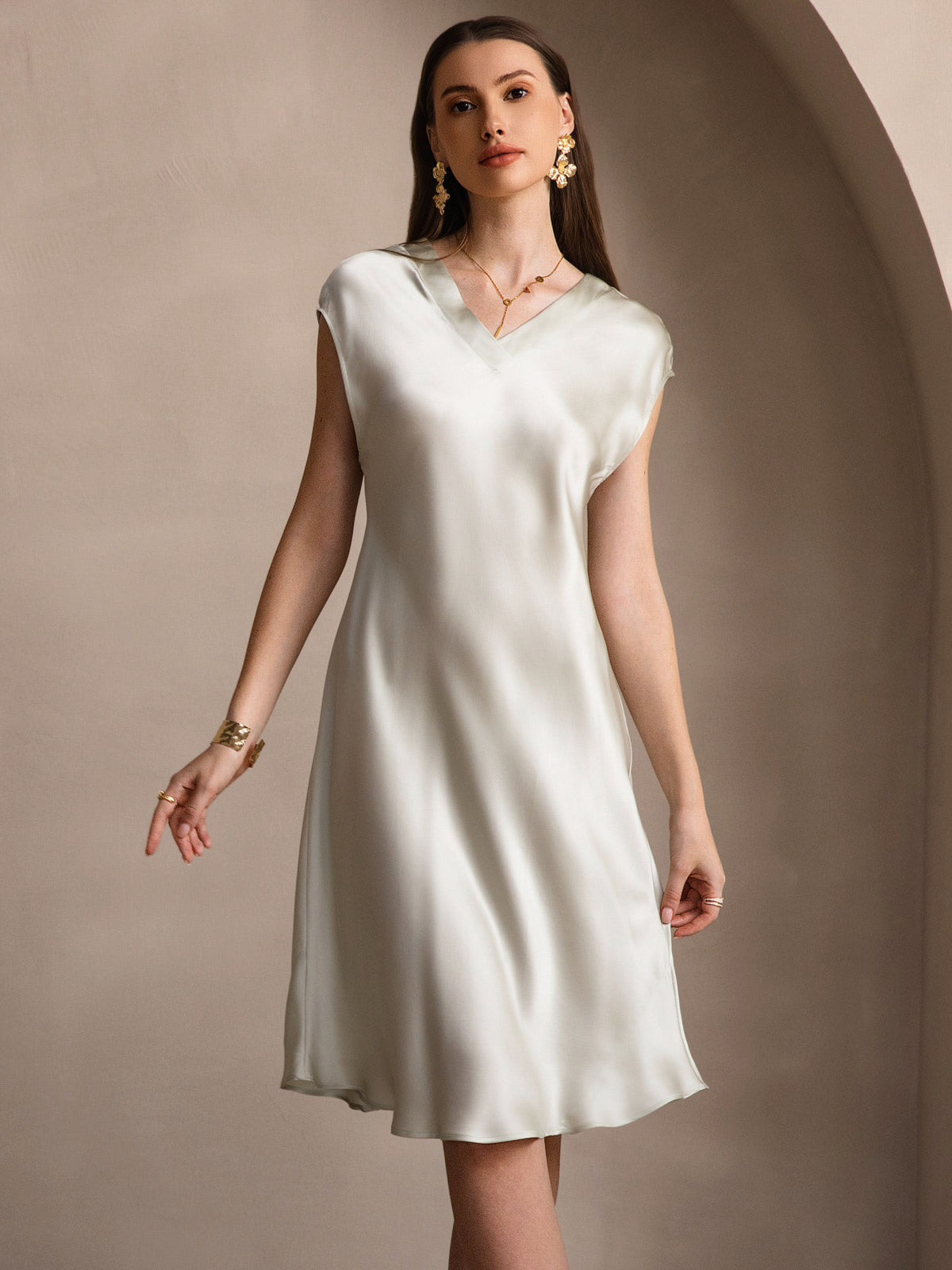 Agatha | Cap Sleeve Nightgown